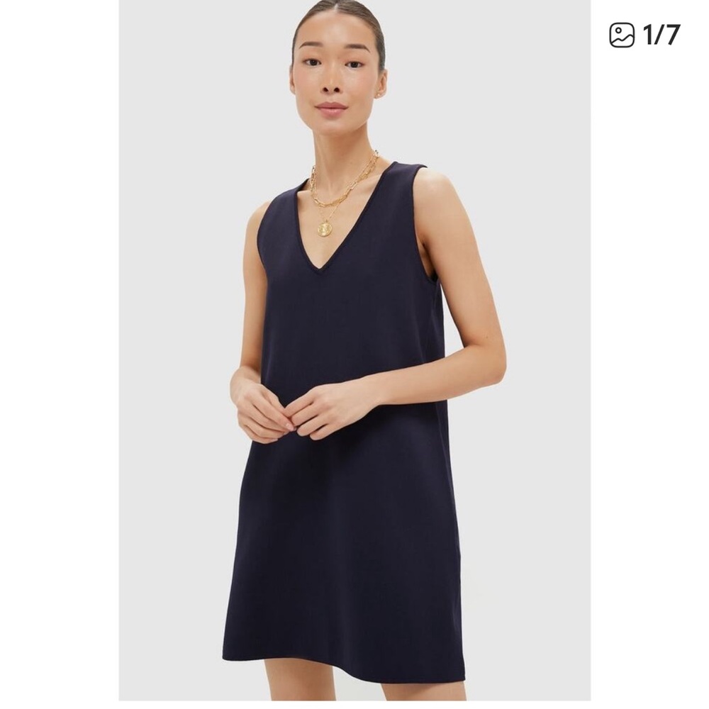 Pomander Place Navy Knit Bixby Mini Dress Small Tuckernuck NWT
